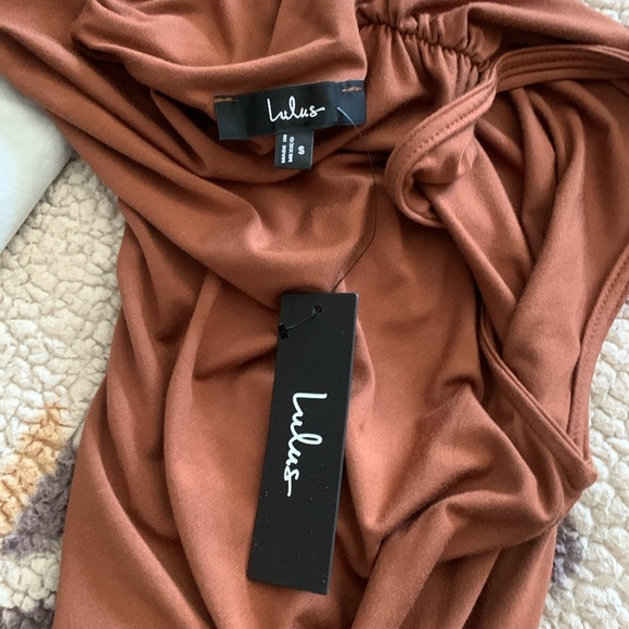 Elevated Presence Sleeveless Ruched Funnel Neck Midi Dress -NWT! - Picture 10 of 11